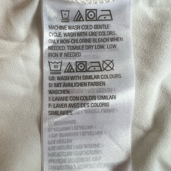 NWOT TA Tracy Anderson GILI Peplum Racer Back Knit Tank White - Picture 9 of 9